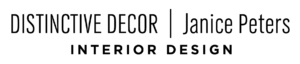 Janice Peters logo with Distinctive Decor and Interior Design in logo